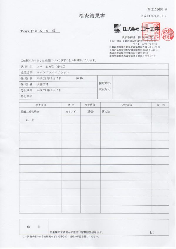 T2sys社長の炭酸ブログ